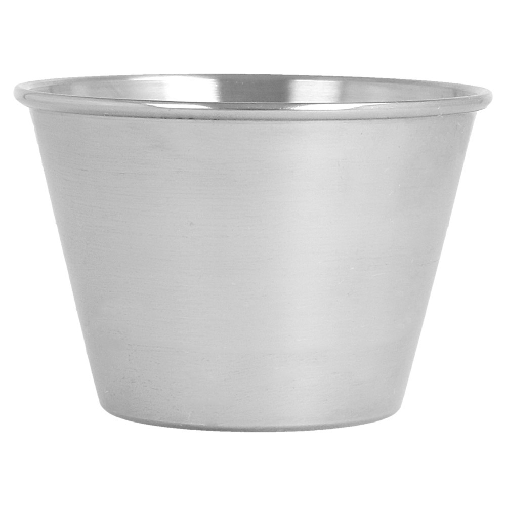 209.33-RAMEQUINS 'ARTINOX' 120 ML Ø 7,5x5 CM ARGENTO ACCIAIO INOX (1 u.)