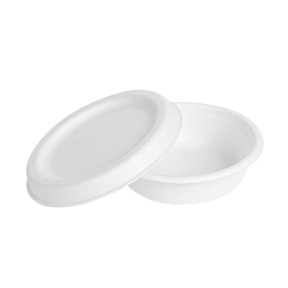 257.42-MINI TERRINE + COPERCHI 'BIONIC' 30 ML Ø 6,2x2+0,7 CM BIANCO BAGASSA (50 u.)