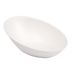 232.73-CONTENITORE OVALE 'BIONIC'  8x4,8x2,7 CM BIANCO BAGASSA (50 u.)