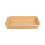268.88-RECIPIENTI PER "SUSHI"  20PE + 280 +16PE G/M2 18,5x12,9x2,4 CM NATURALE KRAFT (50 u.)