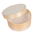 280.46-MINI SCATOLE CILINDRICHE COPERCHIO E CAPSULA 'WOOD' 365 ML Ø 10,4x4,2 CM NATURALE LEGNO (10 u.)