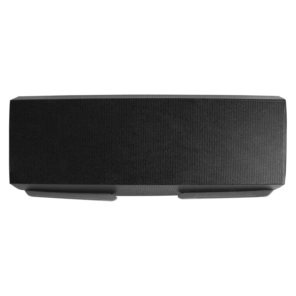 252.13-VASCHETTE "HOT DOG" 'THEPACK'  23,2x9x6,3 CM NERO CARTONE NANO-MICRO (50 u.)