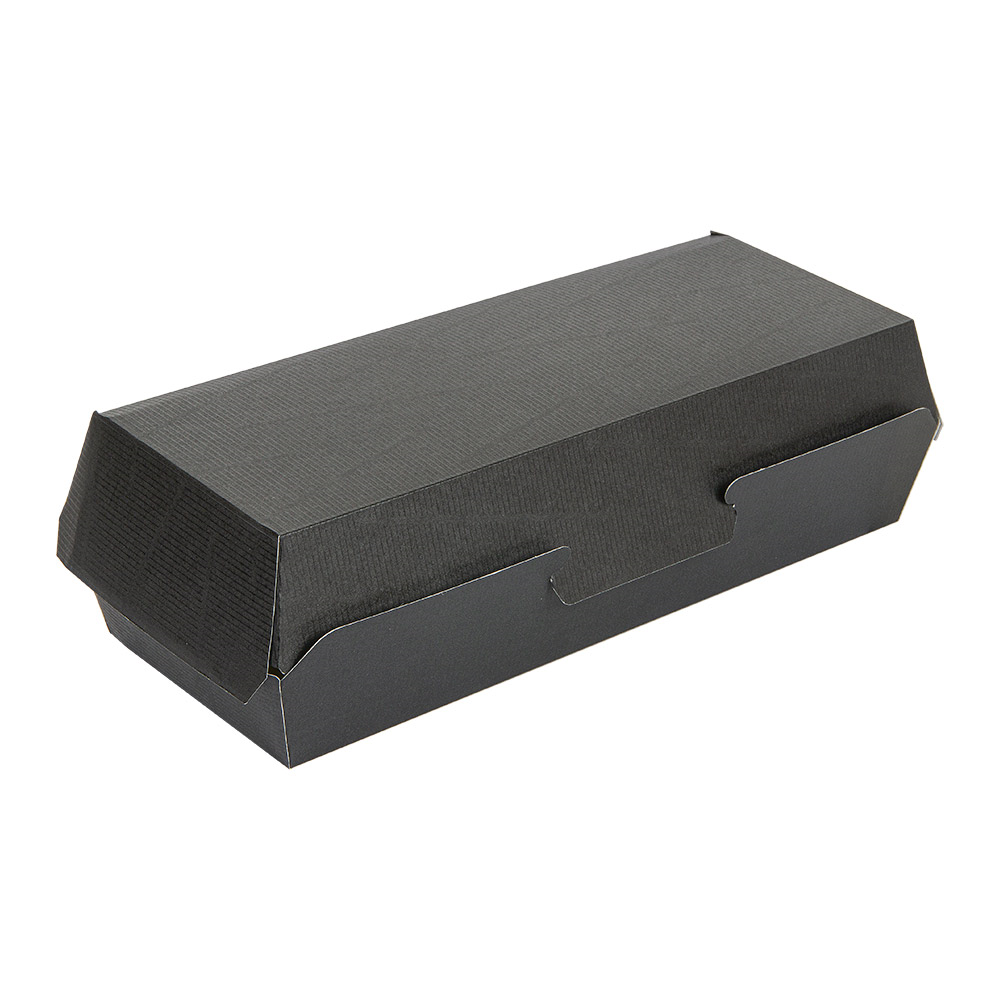 252.14-SCATOLE "PANINI" 'THEPACK'  26,5x12,2x7 CM NERO CARTONE NANO-MICRO (50 u.)