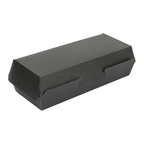252.14-SCATOLE "PANINI" 'THEPACK'  26,5x12,2x7 CM NERO CARTONE NANO-MICRO (50 u.)