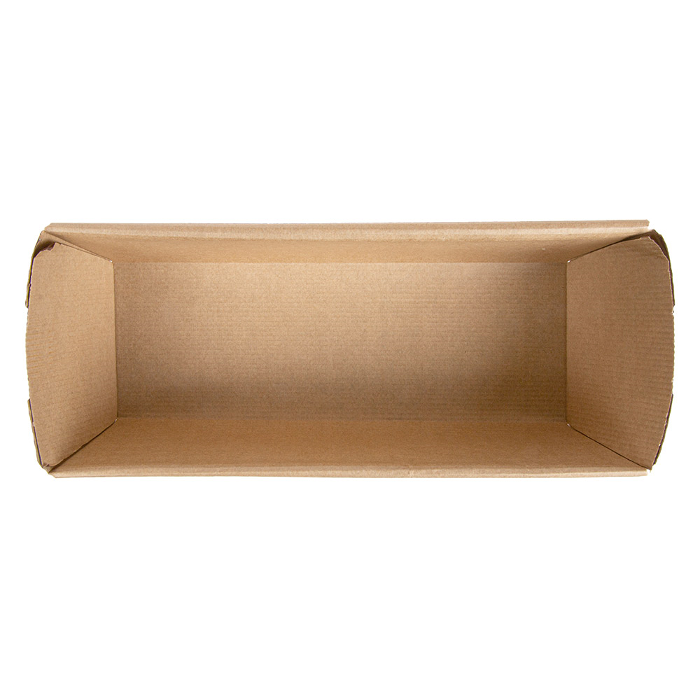 184.73-FORME PER COTTURA PASTICCERIA - LAMINATO  165 G/M2 24x8x7 CM MARRONE CARTA (40 u.)