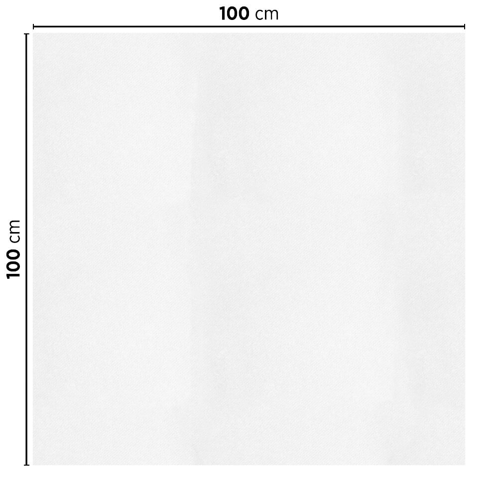 196.32-TOVAGLIE PIEGATE Z  55 G/M2 100x100 CM BIANCO AIRLAID (20 u.)