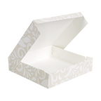 270.86-SCATOLE CATERING, PIANA 'THEPACK' DAMASCO  21x21x5 CM BIANCO CARTONE NANO-MICRO (50 u.)