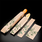 168.35-SACHETTI PANETTERIA 'FEEL GREEN'  32 G/M2 12+7x66 CM NATURALE KRAFT (100 u.)