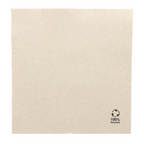 191.10-TOVAGLIOLI ECOLABEL 'DOUBLE POINT'  19 G/M2 33x33 CM NATURALE TISSUE RICICLATO (50 u.)