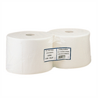 156.21-PANNO CARTA 2 VELI - 1350 FOGLI  19 G/M2 Ø34x24 CM BIANCO TISSUE (2 u.)