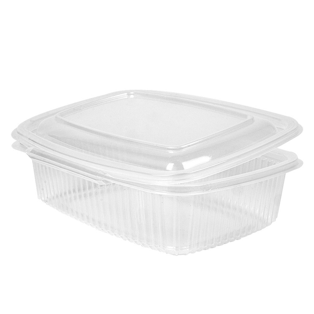 262.58-RECIPIENTI CON COPERCHIO 750 ML 18,7x14,4x5,2 CM TRASPARENTE PP (50 u.)