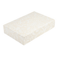 256.52-SCATOLE CATERING, PIANA 'THEPACK' DAMASCO  28x19x6 CM BIANCO CARTONE NANO-MICRO (50 u.)