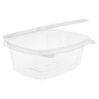 169.31-CONTENITORE CON COPERCHIO 500 ML 14,5x11,5x5,4 CM TRASPARENTE RPET (100 u.)