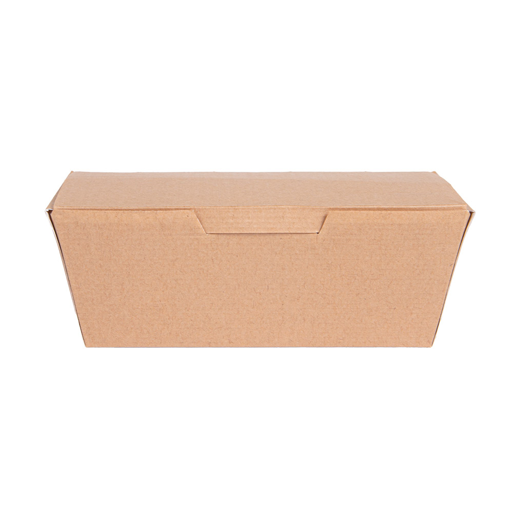 235.12-SCATOLE "LUNCH BOX" COPPERCHIO 'THEPACK' 500 ML (16 oz) 14x9,7x5 CM NATURALE CARTONE NANO-MICRO (60 u.)