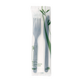 227.28-SET 3/1 FORCHETTA, COLETELLO, TOVAGLIOLO 'FEEL GREEN'  18 CM NERO CPLA (100 u.)