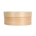 280.46-MINI SCATOLE CILINDRICHE COPERCHIO E CAPSULA 'WOOD' 365 ML Ø 10,4x4,2 CM NATURALE LEGNO (10 u.)