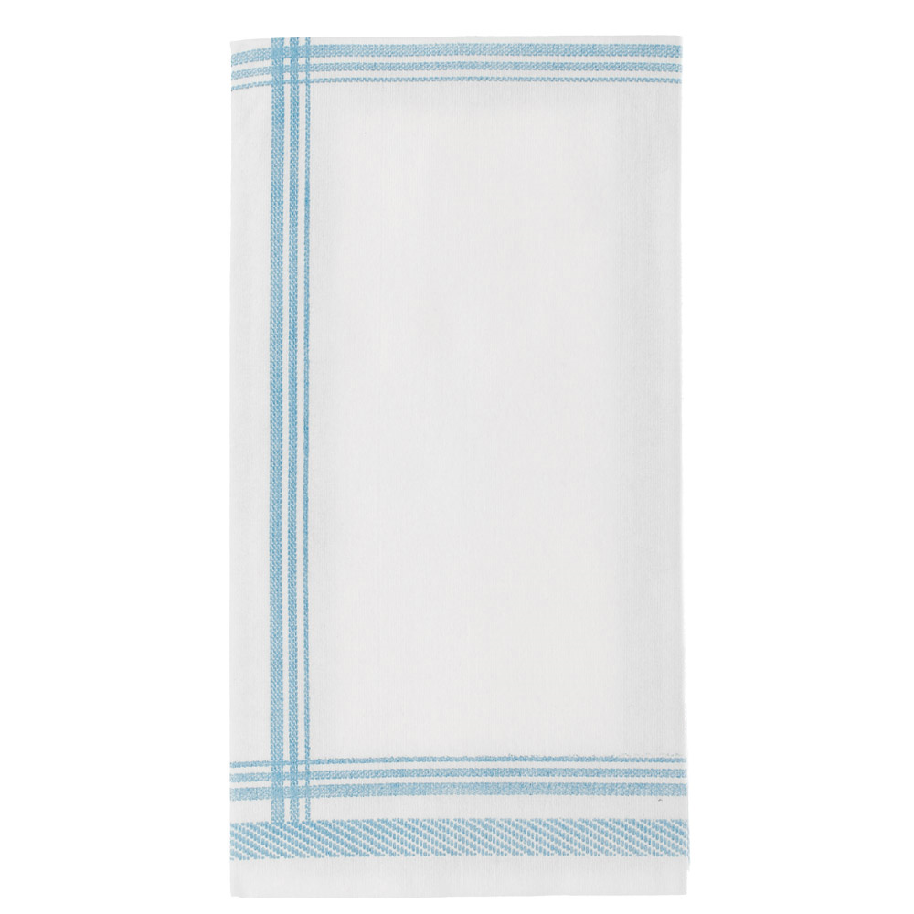221.94-TOVAGLIOLI PIEG. 1/8 'LIKE LINEN' COTTAGE 70 G/M2 45x45 CM BLU SPUNLACE (25 u.)