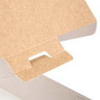 234.21-SCATOLE HAMBURGER 'THEPACK'  17,6x16,8x7,8 CM (XL WIDER) NATURALE CARTONE NANO-MICRO (50 u.)