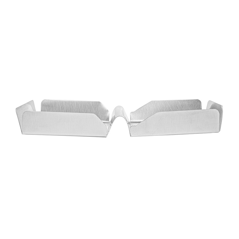 250.22-SCATOLA DI BURGER 'ARTINOX'  25,2x13x3 CM ARGENTO ACCIAIO INOX