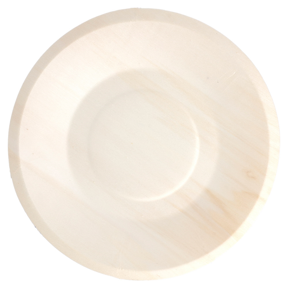 170.32-PIATTO ROTONDO 'WOOD'  Ø 19x1,5 CM NATURALE LEGNO (50 u.)