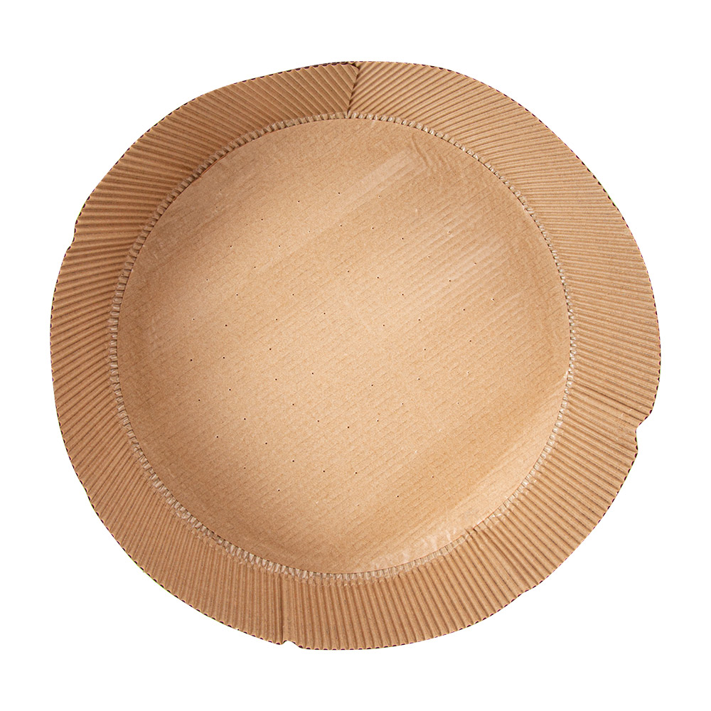 186.85-FORME PER COTTURA PANETTONE - LAMINATO  140 G/M2 Ø 22x7 CM MARRONE CELLULOSA (360 u.)