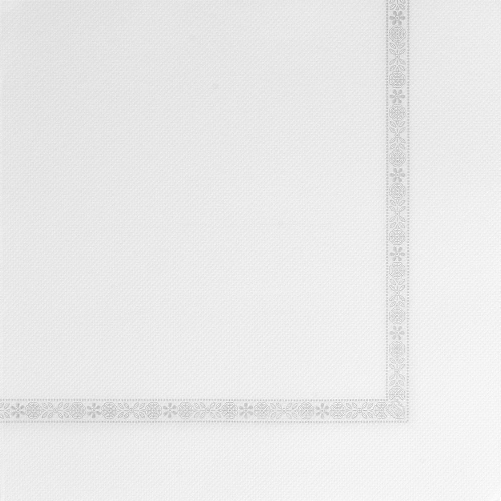 101.30-TOVAGLIOLI ECOLABEL CON BORDO 'DOUBLE POINT'  18 G/M2 39x39 CM BIANCO TISSUE (50 u.)