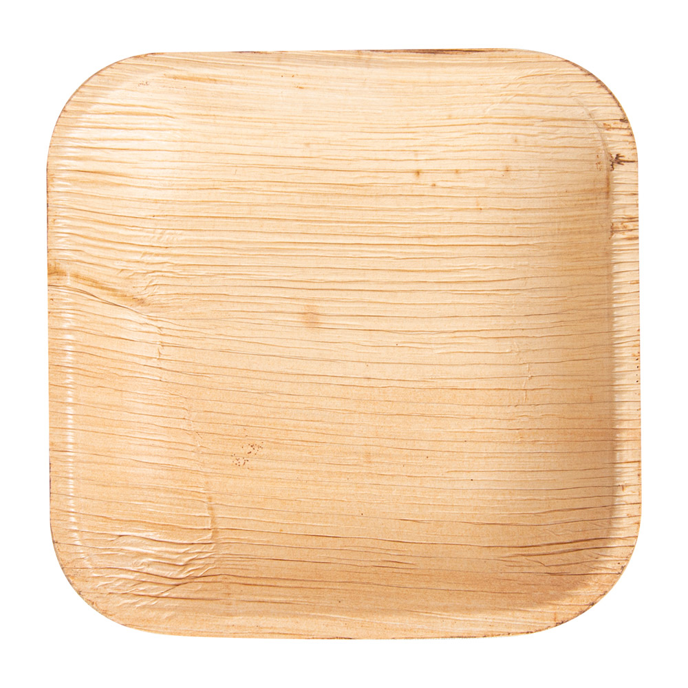 224.61-PIATTI QUADRATE 'ARECA'  11,5x11,5x1,5 CM NATURALE ARECA (25 u.)