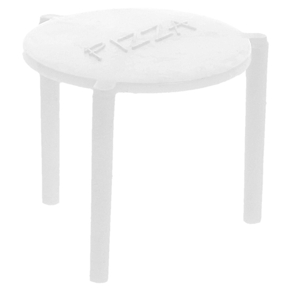 148.47-DISTANZIATORE PER PIZZA   Ø 4,5x3,7 CM BIANCO PP (250 u.)