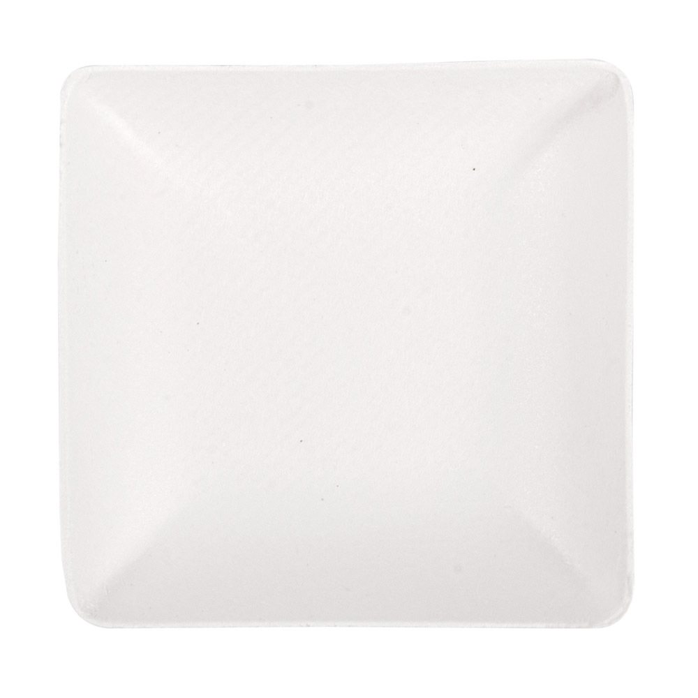 232.75-CONTENITORE QUADRATO 'BIONIC'  6,5x6,5x1,2 CM BIANCO BAGASSA (50 u.)