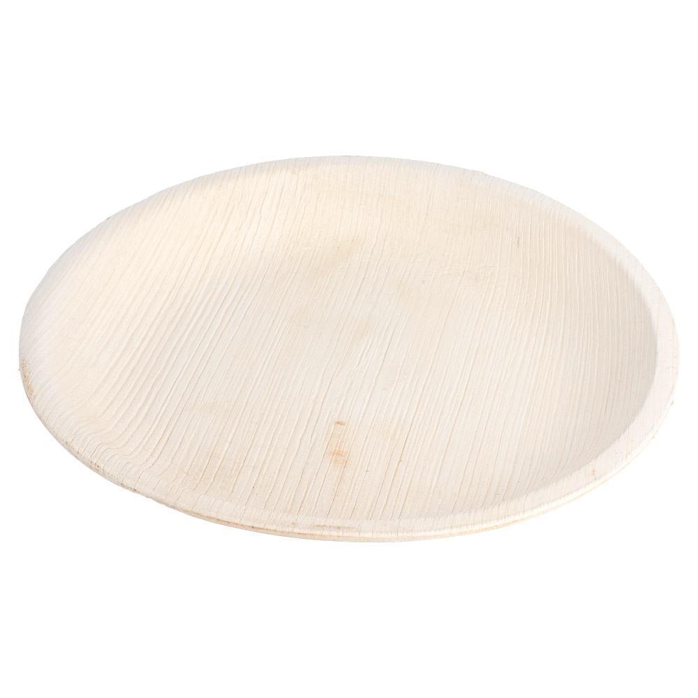 188.63-PIATTI ROTONDO 'ARECA'  Ø 18x2 CM NATURALE ARECA (25 u.)