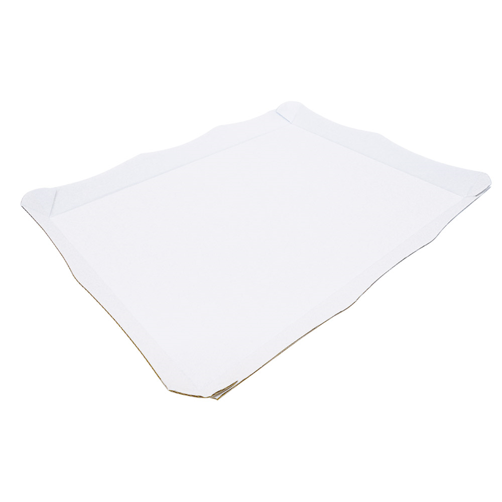 184.80-VASSOIO SELF-SERVICE MICROCANAL  29x38 CM BIANCO MICROCANAL (25 u.)