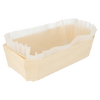 154.95-CONI + STAMPI IN SILICONE 'WOOD' 1450 ML 23x13x7 CM NATURALE LEGNO (25 u.)