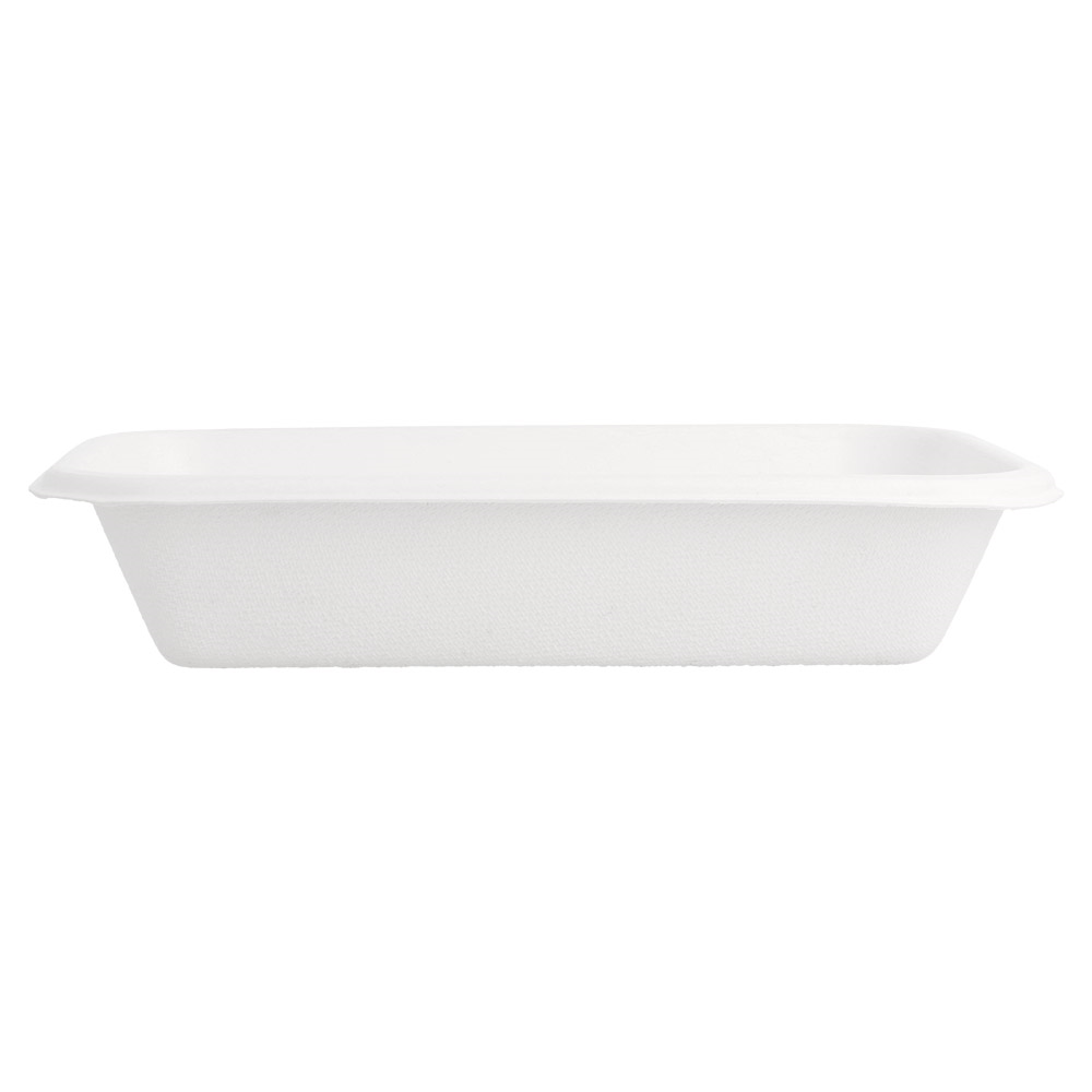 221.37-VASSOI 'BIONIC' 425 ML 18x12x3,5 CM BIANCO BAGASSA (50 u.)