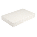 256.54-SCATOLE CATERING, PIANA 'THEPACK' DAMASCO  42x28x6 CM BIANCO CARTONE NANO-MICRO (50 u.)