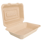212.82-CONTENITORI 'BIONIC' 1 L 16,5x22,5x6,4 CM NATURALE BAGASSA (50 u.)