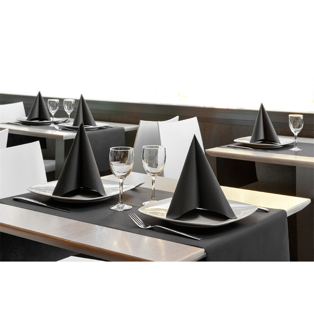 118.53-"TU E IO" PRE. 120CM (20 SER.)  55 G/M2 0,40x24 M NERO AIRLAID