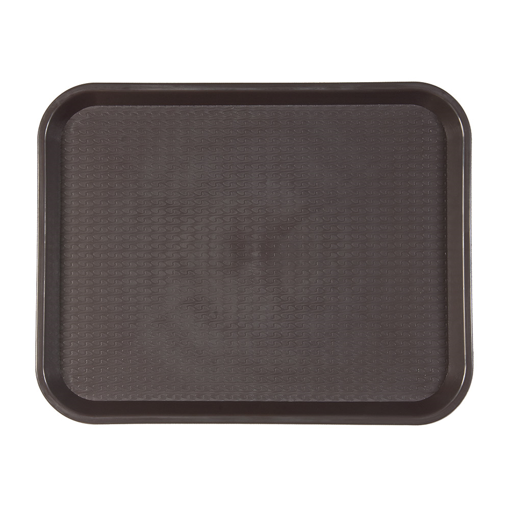 132.42-VASSOIO FAST FOOD   27,5x35,5x2 CM CIOCCOLATO PP