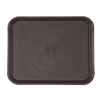 132.42-VASSOIO FAST FOOD   27,5x35,5x2 CM CIOCCOLATO PP