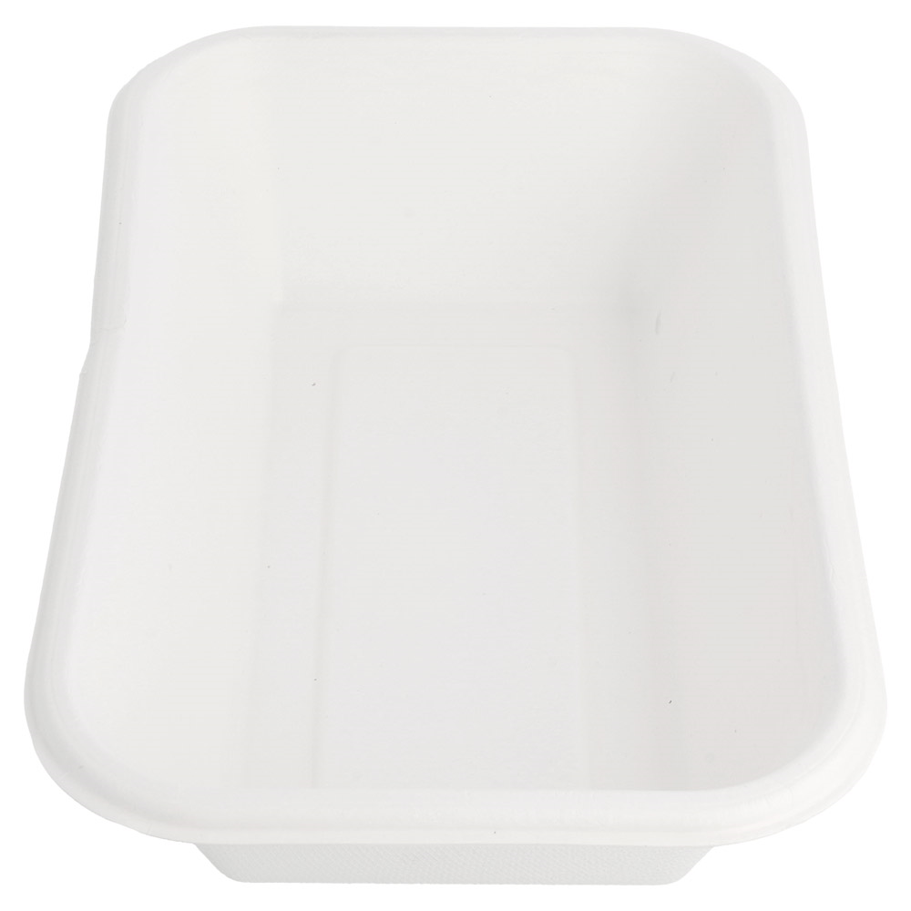 221.39-VASSOI 'BIONIC' 950 ML 21,5x14x5,2 CM BIANCO BAGASSA (50 u.)
