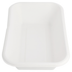 221.39-VASSOI 'BIONIC' 950 ML 21,5x14x5,2 CM BIANCO BAGASSA (50 u.)