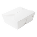 258.52-SCATOLE AMERICANE 2 SCOMPARTI 'THEPACK' 675 + 675 ML 15,2x12,1x6,5 CM BIANCO CARTONE NANO-MICRO + PP (50 u.)
