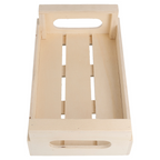 207.01-MINI CASSETTINA MULTIUSO 'WOOD'  20,5x12,5x6,5 CM NATURALE LEGNO