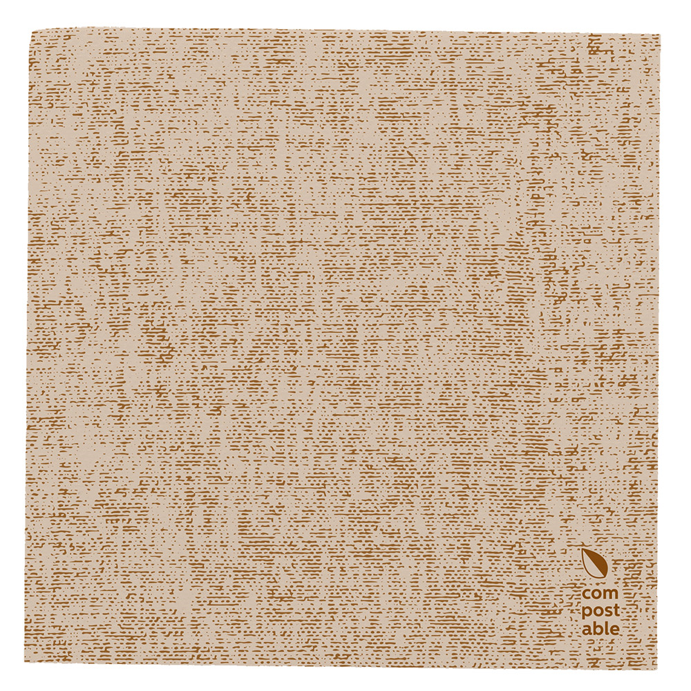 272.51-TOVAGLIOLI TUNDRA 55 G/M2 40x40 CM CARAMELLO AIRLAID (50 u.)