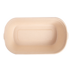 320.52-LUNCH BOXES 1 SCOMPARTO 'BIONIC' 850 ML 23,5x13,1x4,6 CM NATURALE BAGASSA (50 u.)