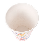 229.07-BICCHIERI BEVANDE CALDE 1 PARETE PAROLE 360 ML - 12 oz 265 + 18PE G/M2 Ø8/5x12 CM BIANCO CARTONE (100 u.)