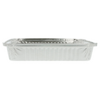 135.69-VASCHETTA RETTANGOLARE  1125 ML 22,5x17,5x3,5 CM ALLUMINIO (100 u.)