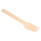 166.95-FORCHETTA 'WOOD' MAKAN  15,5 CM NATURALE LEGNO (100 u.)