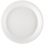 125.18-PIATTI 'BIONIC'  Ø 23x2 CM BIANCO BAGASSA (50 u.)