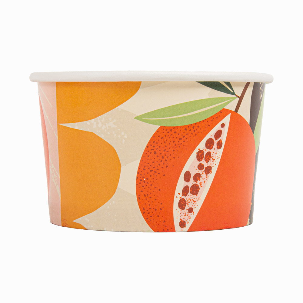 269.80-COPPETTE GELATI AMALFI 240 ML 250 + 18 PE G/M2 Ø 9,4x5,5 CM BIANCO CARTONE (50 u.)