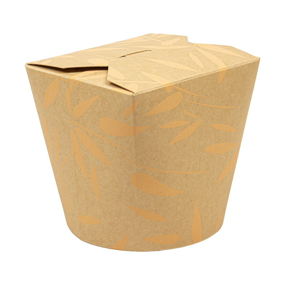 281.41-RICIPIENTI MULTIUSO PER MICROONDE 'FEEL GREEN' 780 ML 280 +18 PE G/M2 Ø9,3x9,8 CM MARRONE CARTONE (50 u.)